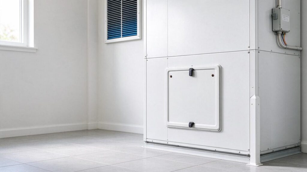 Illustration of HVAC equipment related to ahri certified system.