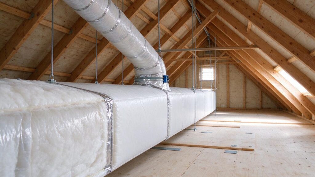 Illustration of HVAC equipment related to ac vents making noise.