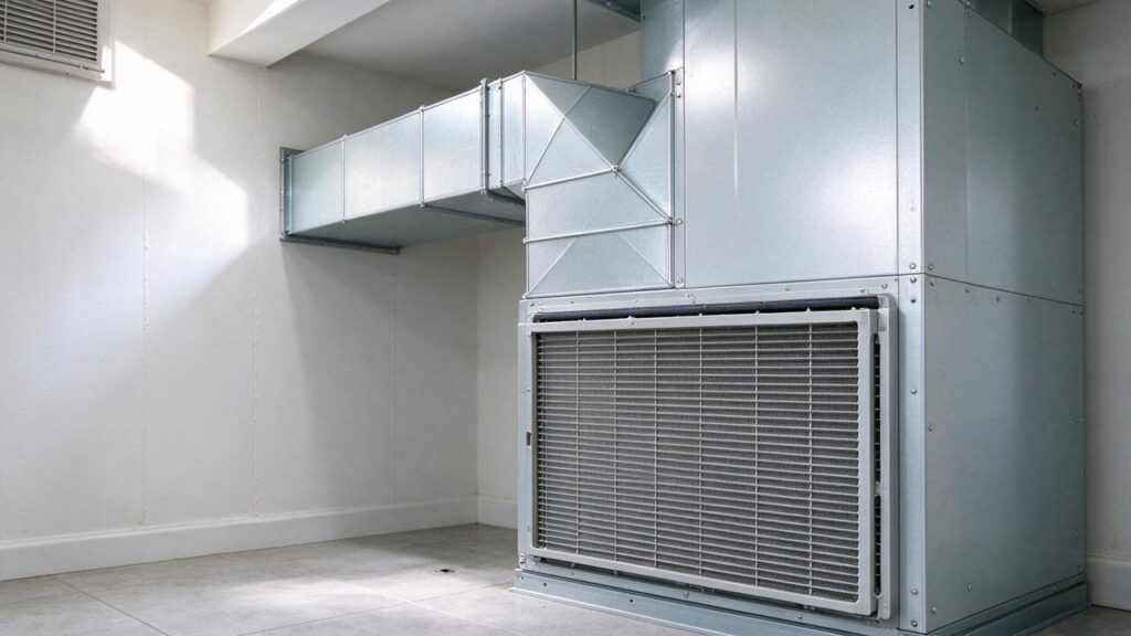 Illustration of HVAC equipment related to ac vent sweating.