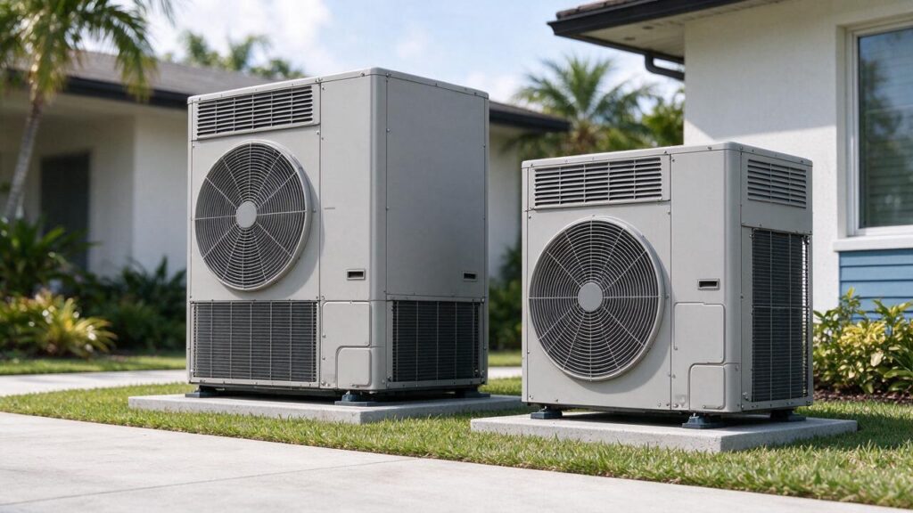 Illustration of HVAC equipment related to air handler repair.