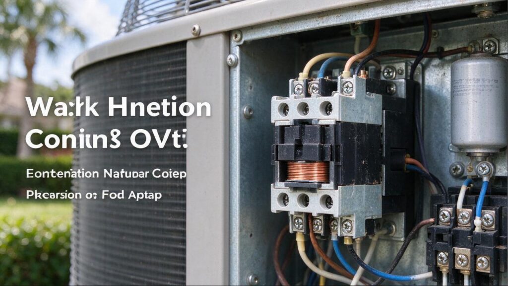 Illustration of HVAC equipment related to ac wall vibration.
